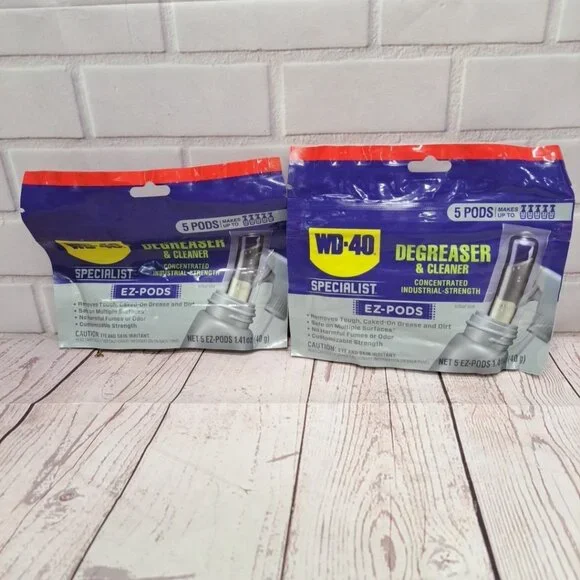 2 Packs,WD-40 Specialist Industrial-Strength Degreaser EZ-PODS, 5 Pods Per Pack - Picture 1 of 5